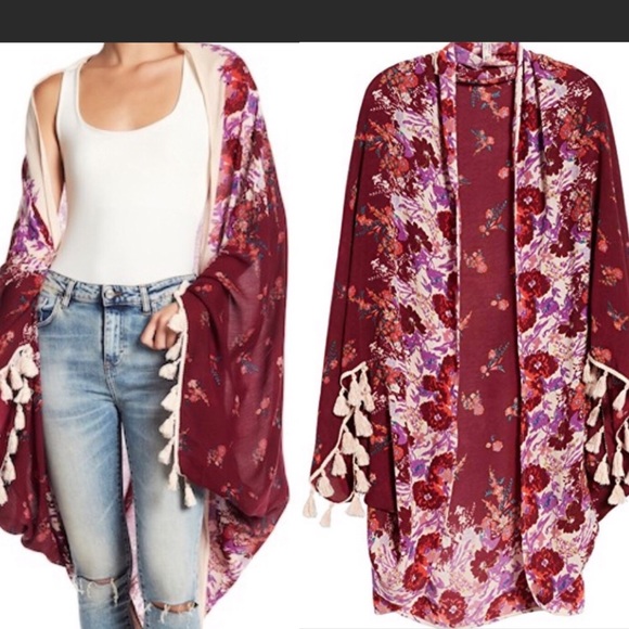 Free People Other - Free People Bali Wrapped in Blooms Shawl
